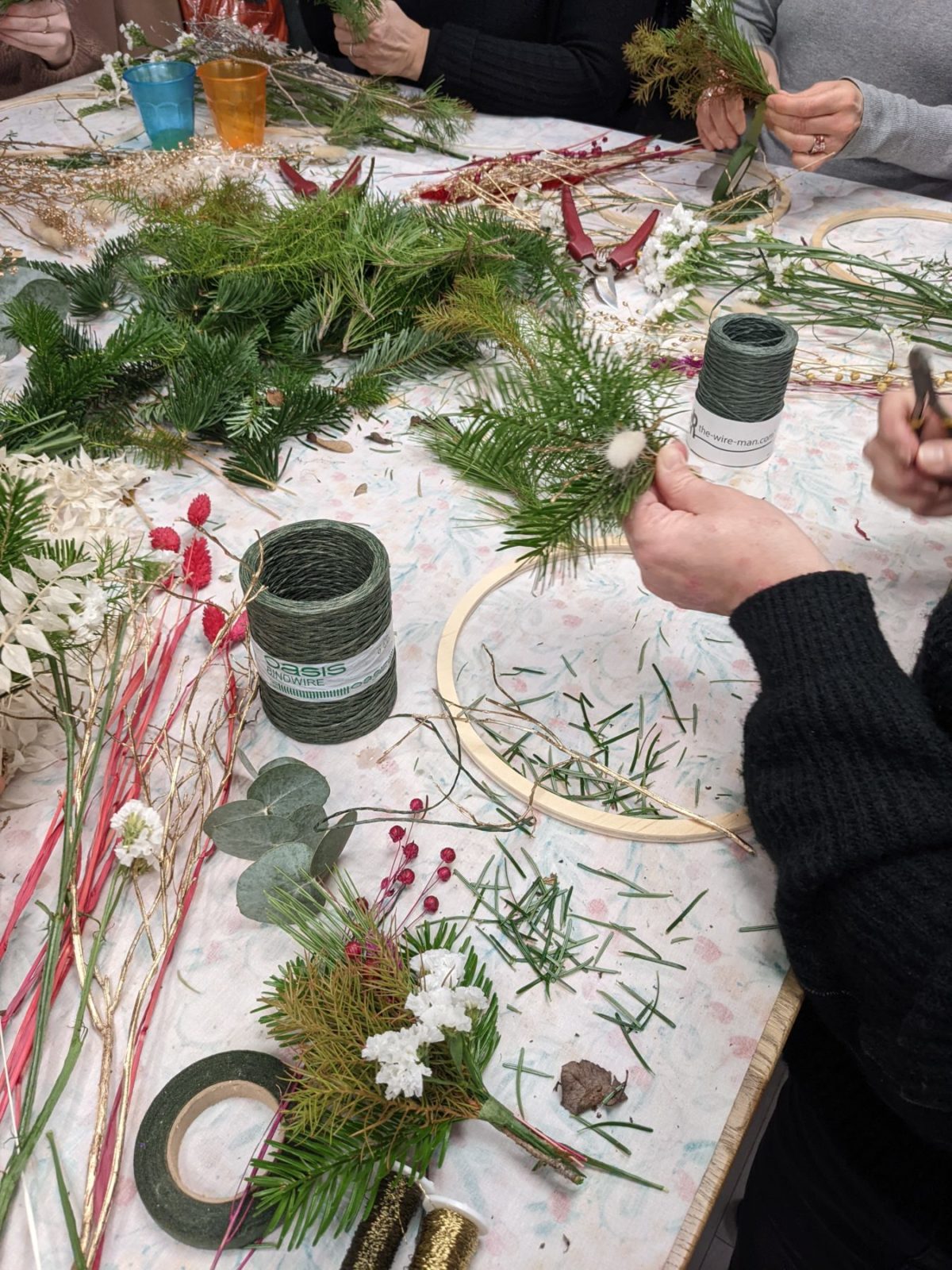 Atelier couronne de Noël (pré-réservation)